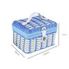 New Rattan Woven Hand-held Basket Portable with Lid Storage Basket Packaging Box for Wedding Gifts and Holiday Packaging