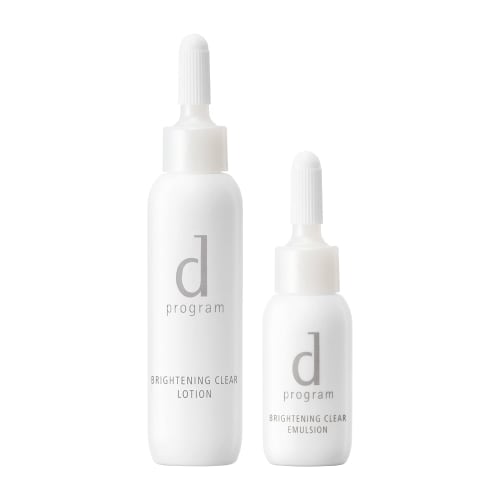 d program Brightening Clear Trial Set MB Lotion Sensitive Skin/Whitening/Moisturizing/Dry/Rough Skin Prevention/For Travel/Travel 7-day Tri