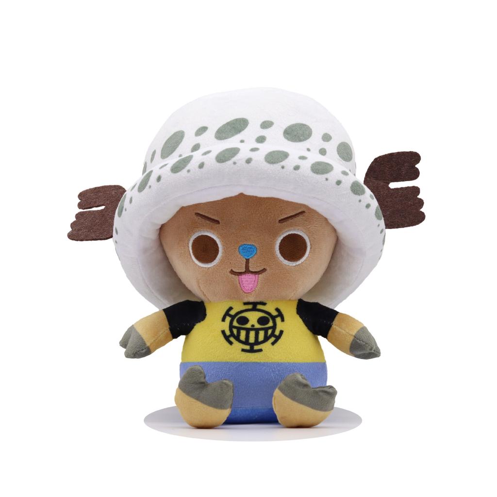 Cute One Piece Series Stuffed Toy Cartoon Anime Role Luffy Zoro Tony Tony Chopper Creativity Skin-Friendly Plush Toy Fans Gift