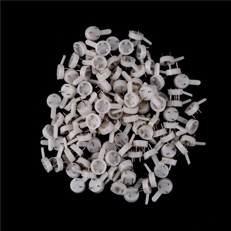 100Pcs Po Frame Wall Hang Picture Clasps Solid Wall Nail Non-Trace Nail Hooks
