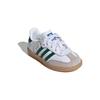 Adidas Samba OG I White Collegiate Green Gum Baby Sneakers Cloud-White IE1337