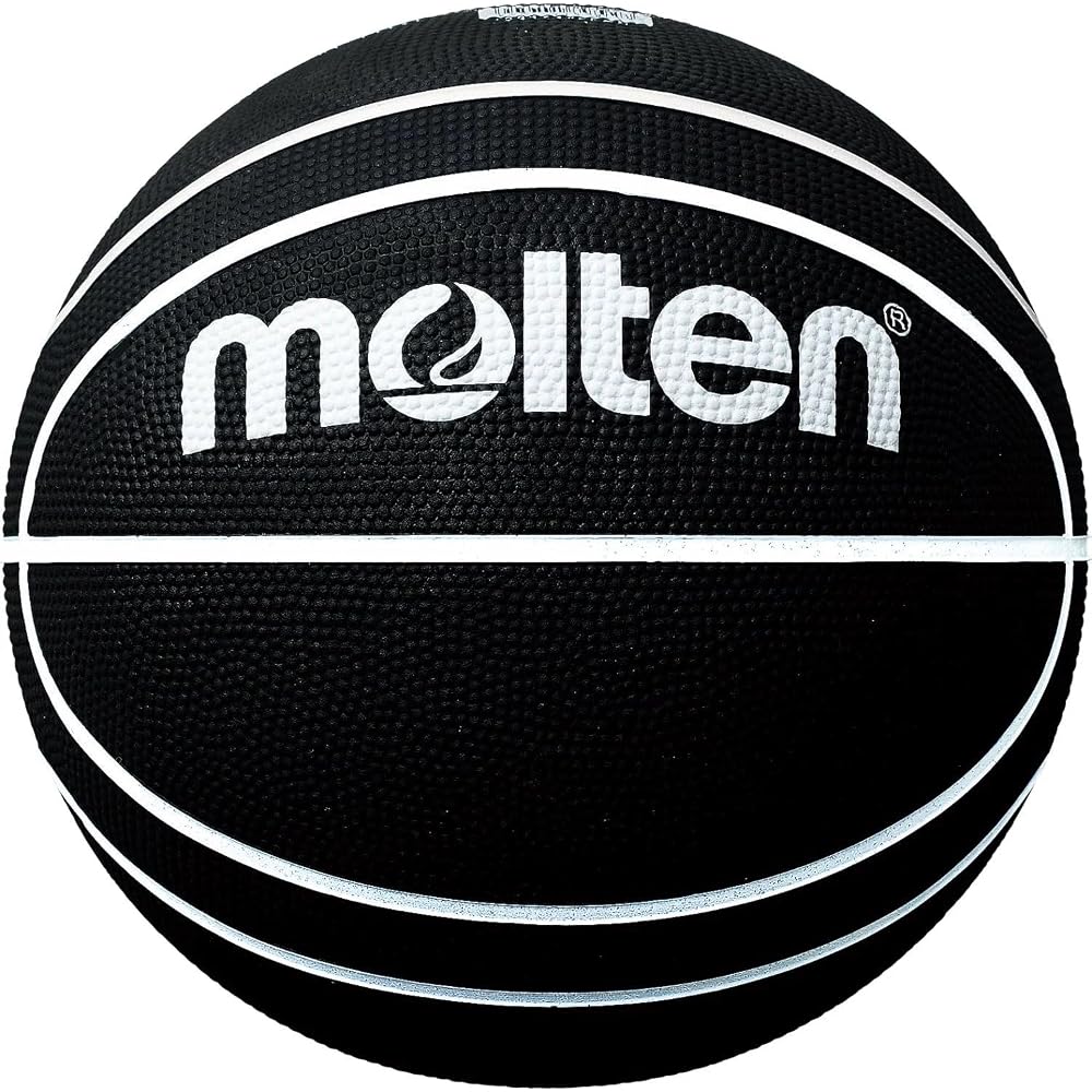 Molten B7B2000-KK Basketball Size 7 for Boys 13 and Up Black Color B League Official Game Ball