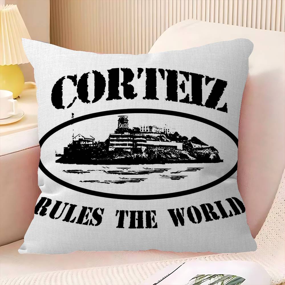 Hot Fashion C-Corteizs Cushion Cover Pillowcase Upholstery Sofa Throw Pillow Home Decor Pillowcas