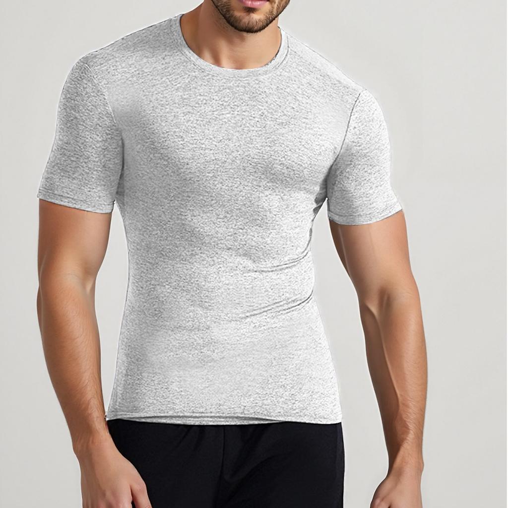 Men's Sports Mesh Quick-drying Round Neck Short Sleeve