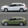 CXUX8 1:35 SKODA SUPERB Combi IV Alloy Station Wagon Car Model Diecasts Metal Vehicles Car Model Sound Light Simulation Kids Toys Gift