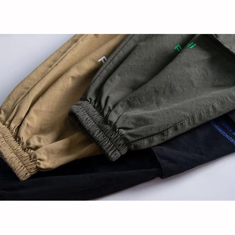 Boys Cargo Pants Spring Autumn Casual Long Style Trousers Kids Joggers Children Sport Outdoor Pants