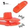 ZISIZ Outdoor Tent Windproof Plastic Clips