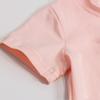 Girls Summer Thin Short Sleeved Candy Colored Simple Cotton Mesh Bow Children's Short Sleeved Sweet T-shirts Baby Princess Tops