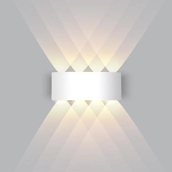 Alluminum LED Wall Lamp 4W/6W/8W IP65 Waterproof Wall Porch Lights Outdoor Lighting Garden Sconce Lamp 85-265V for Bedroom Home Decor