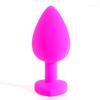 3pcs a Lot Heart-shaped Silicone Anal Plug G-spot Court Butt Plug Sexual Health Adult Sex Adult Supplies Sex Toys for Woman