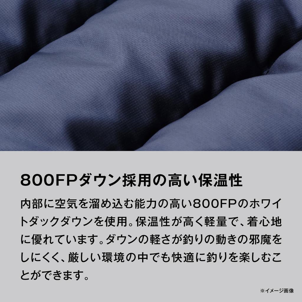 SHIMANO Tech Down Jacket Size L WJ-012X Navy,