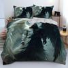 Devil Angel Pattern 3D Printed Quilt Cover Elegant Fantasy Cool Style Duvet Cover Set Soft Comfortable Bedding Set Pillowcases