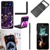 Bayonetta Handyhülle Für Samsung Z Flip 7 6 5G Galaxy Z Flip4 Z Flip5 Z Flip3 Hülle Schwarze Harte PC-Schale Schutzhülle