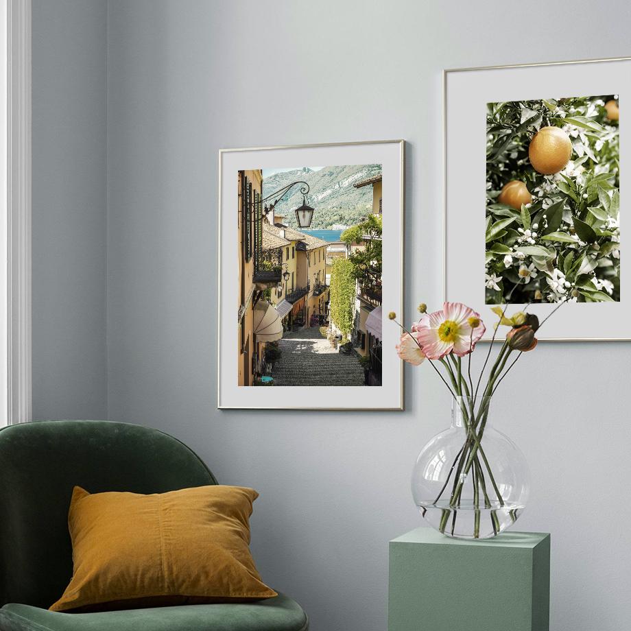 Αρχαία Αρχιτεκτονική Ορεινή Βόλτα Αφίσες Και Εκτυπώσεις Καμβάς Ζωγραφική Σκανδιναβική Τέχνη Τοίχου Εικόνες Για Σαλόνι Διακόσμηση Σπιτιού