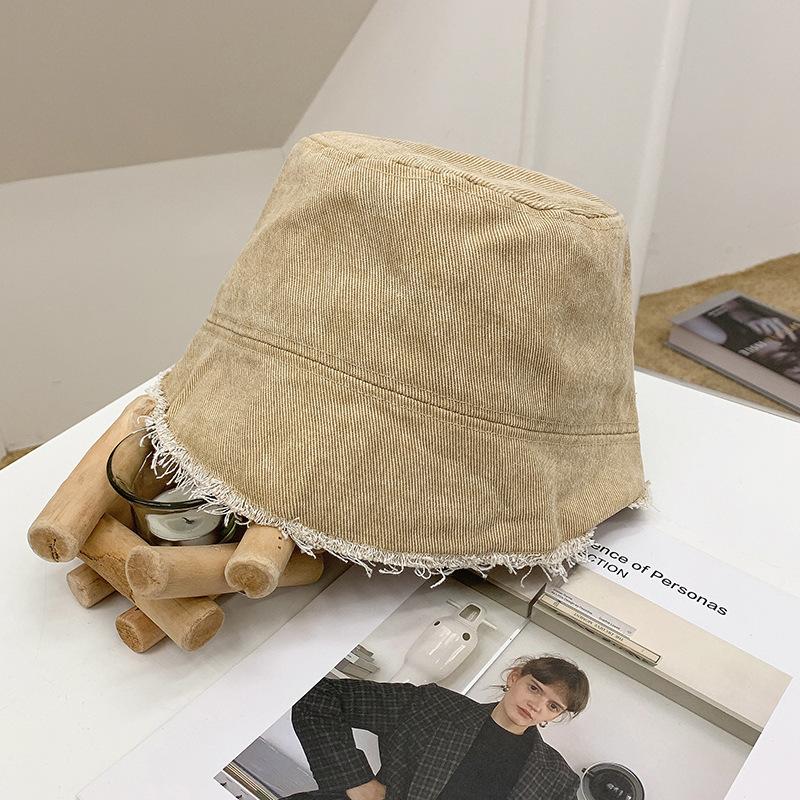 

Irregular Brim Cowboy Caps for Women Retro Washed Panama Fisherman Caps Solid Color Streetwear Sunshade Denim Bucket Hats one size хаки