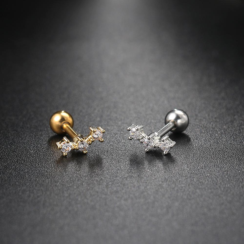 Piercing Constellation Earrings Women 1pc Daith Helix Body Jewelry Silver Color Cartilage Ear Accessories Conch Rook Tragus Lobe