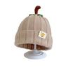 Children Hat Candy Color High Elastic Design Kids Knitting Hat Super Soft Warm Knitted Cap Birthday Halloween Christmas Accessories