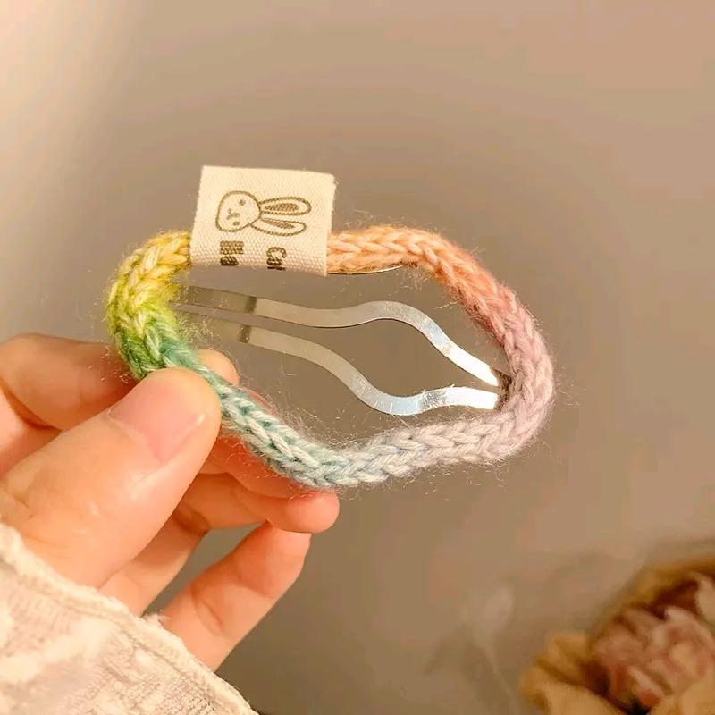 Fashion Handmade Plush Hair Clips For Women Sweet Star Heart Hair Clamp Side Bang Barrettes Hair Accessories Baby Hairpins