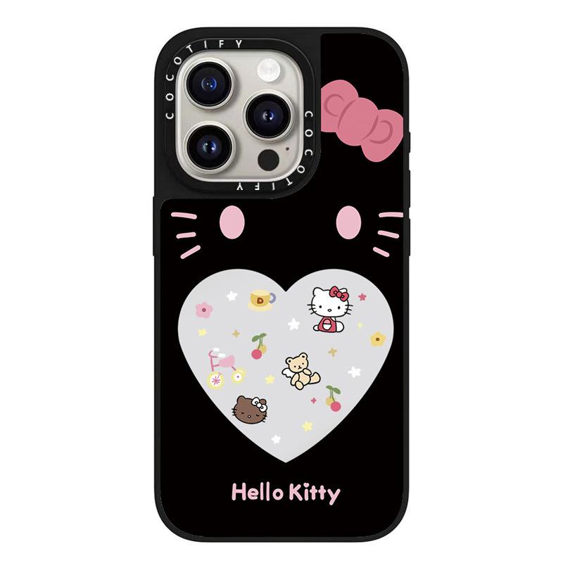 Leopardenmuster für Apple 16Pro Spiegel für IPhone15ProMax Handyhülle 14Plus Cartoon Niedlich 13