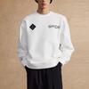 Li Ning X Cyril Artist Collaboration Series Tryckt Bokstav Crewneck Pullover Fleece Långärmad Sweatshirt Unisex sweatshirt Off-White AWDTB79-2
