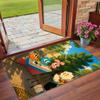 Anti‑Slip Crystal Velvet Floor Rug, Amazing World of Gumball Design Carpet for Indoor Living Bedroom Home Decoration