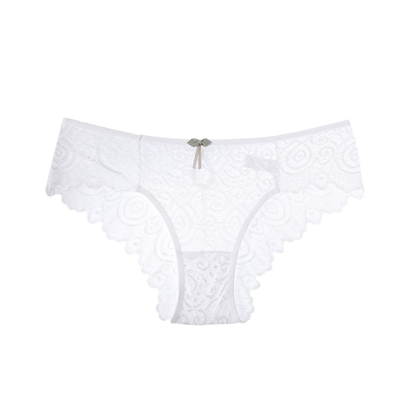 Women Sexy Transparent Lace Lingerie G String Panties Low Waist Hollow Out Underwear Temptation Intimates