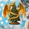 Dragon Christmas Tree Charm Ornament Festive Atmosphere Christmas Home Accents Decoration Party Accessories