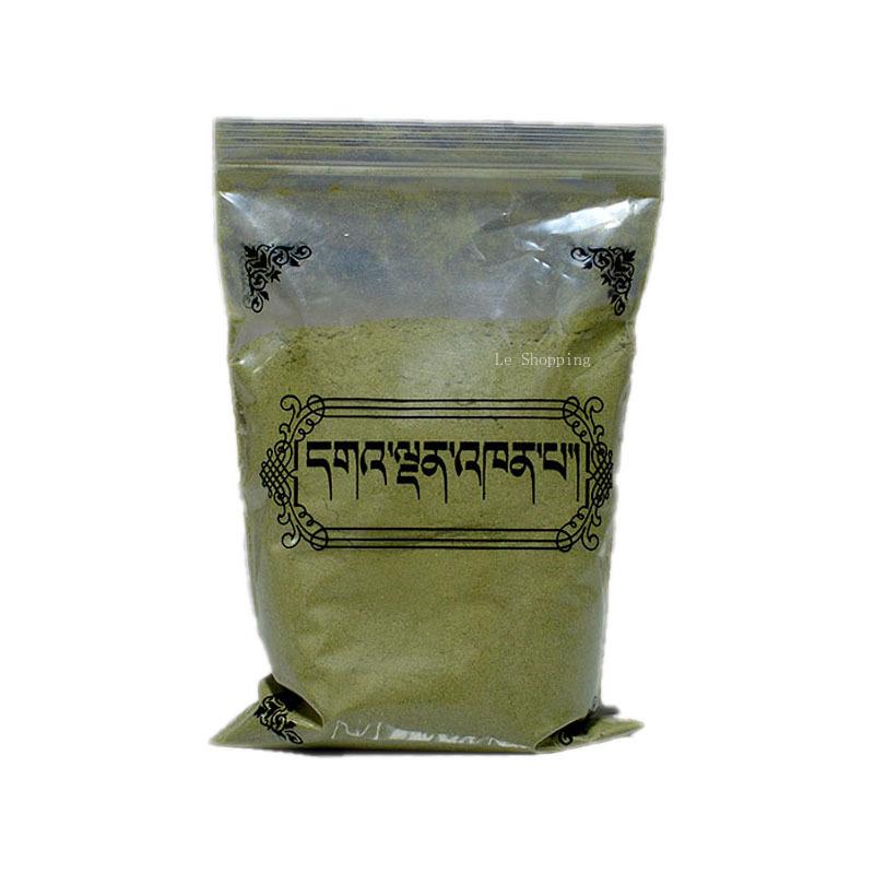 200g Tibetisches Gandan Vanille Kangba Gras Räucherpulver Innenraumluftreinigung und Tempelverehrung Buddha Religiöse Utensilien