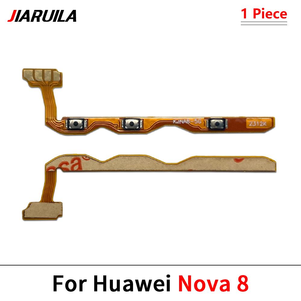Phone New Power Volume On Off Button Internal Flex Cable Parts For Huawei Nova 8 Pro 8 SE 8I 9 Pro 9 Se 11 Pro 11 Se 11 Pro Y61