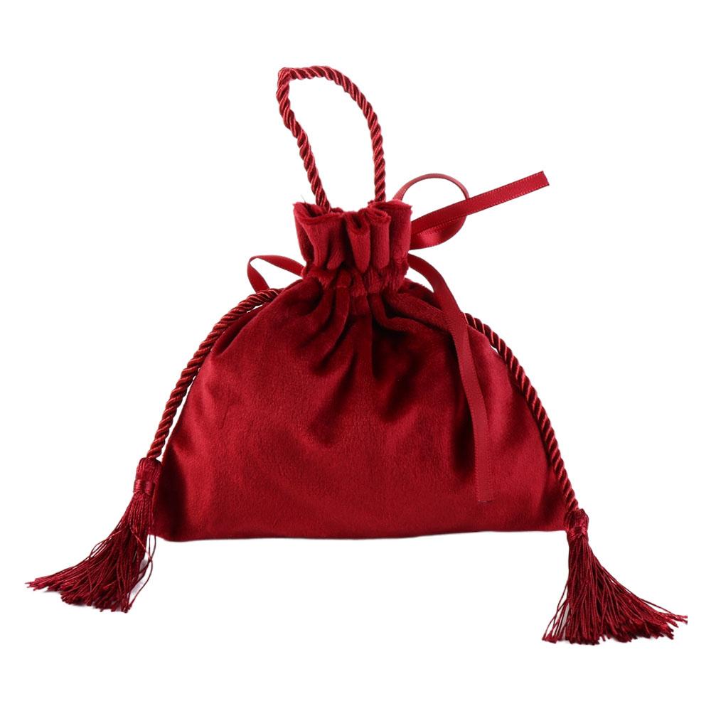 Velvet Flannel Gift Bag Non-woven Fabrics Chinese Traditional Wedding Gift Bag  Wedding