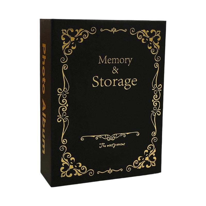 Handcover Mini Photo Book, Photo Album 4x6 100Pockets Large Capacity for Family Wedding Anniversary Baby Vacation