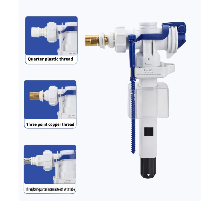 Side Feed Water Fill Device For Concealed Toilet Tanks Energy Saving Design With Reliable Anti Leak Technology
