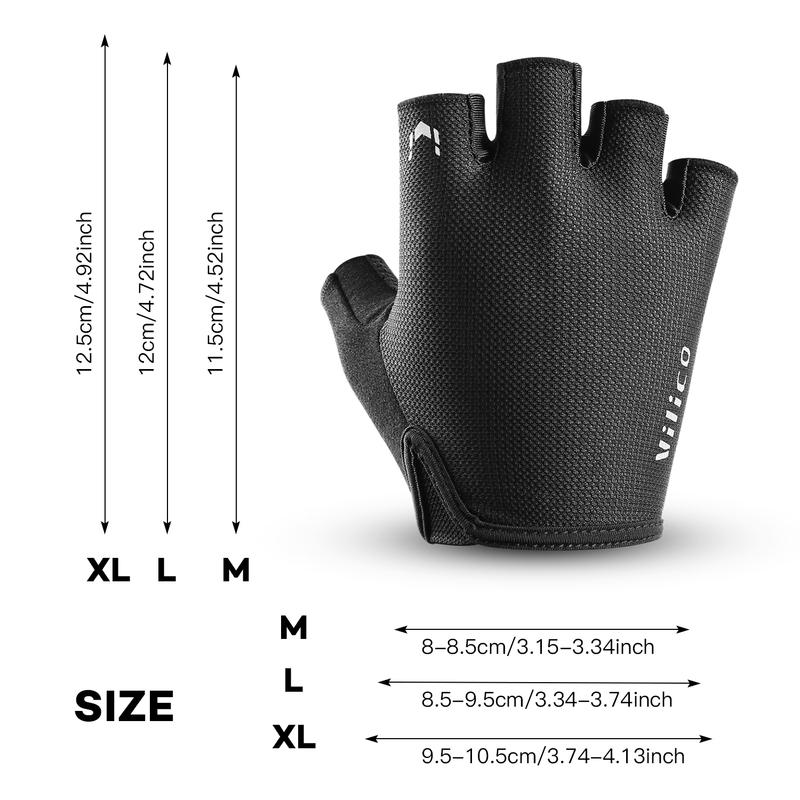 Half Finger Cycling Gloves Men Women Anti Slip Shock Breathable Summer Bicycle Gloves Fingerless Sports Gym Training Bike Gloves