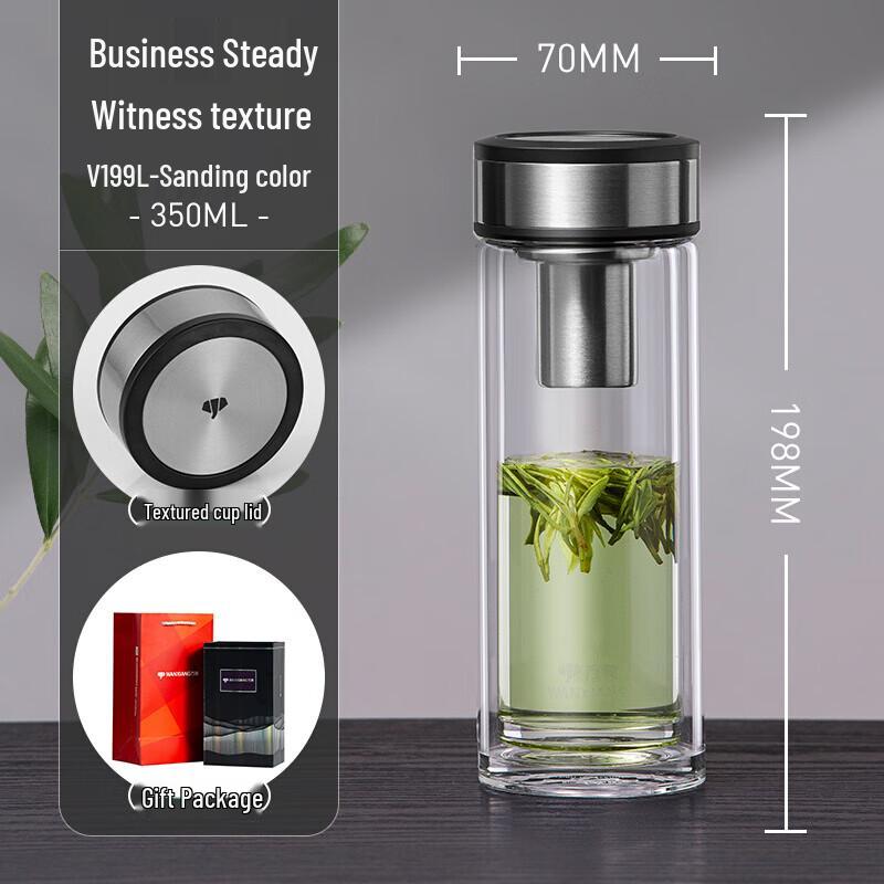 Wanxiang Double-Wall Glass Mug