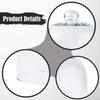 Cake Dome Transparent Serving Cover Lid Display Cloche for Food Fruit Buffet Pastry Dish