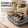 2026 Extra Large Plush Dog Bed Sofa Thickened Super Soft Polyester Pet Mat Dog Crate Mat Bed For Small Medium Large Dog Bed