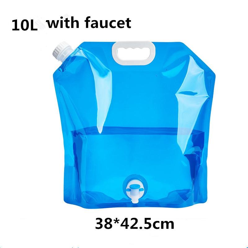 

5/10л сумка для воды для кемпинга, портативное складное ведро для воды, большой контейнер для воды, складной чехол для путешествий на открытом воздухе