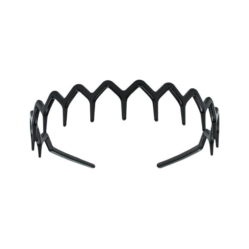 Women's Retro Non-slip Solid Color Headband with Bangs - High-end Christmas Jewelry