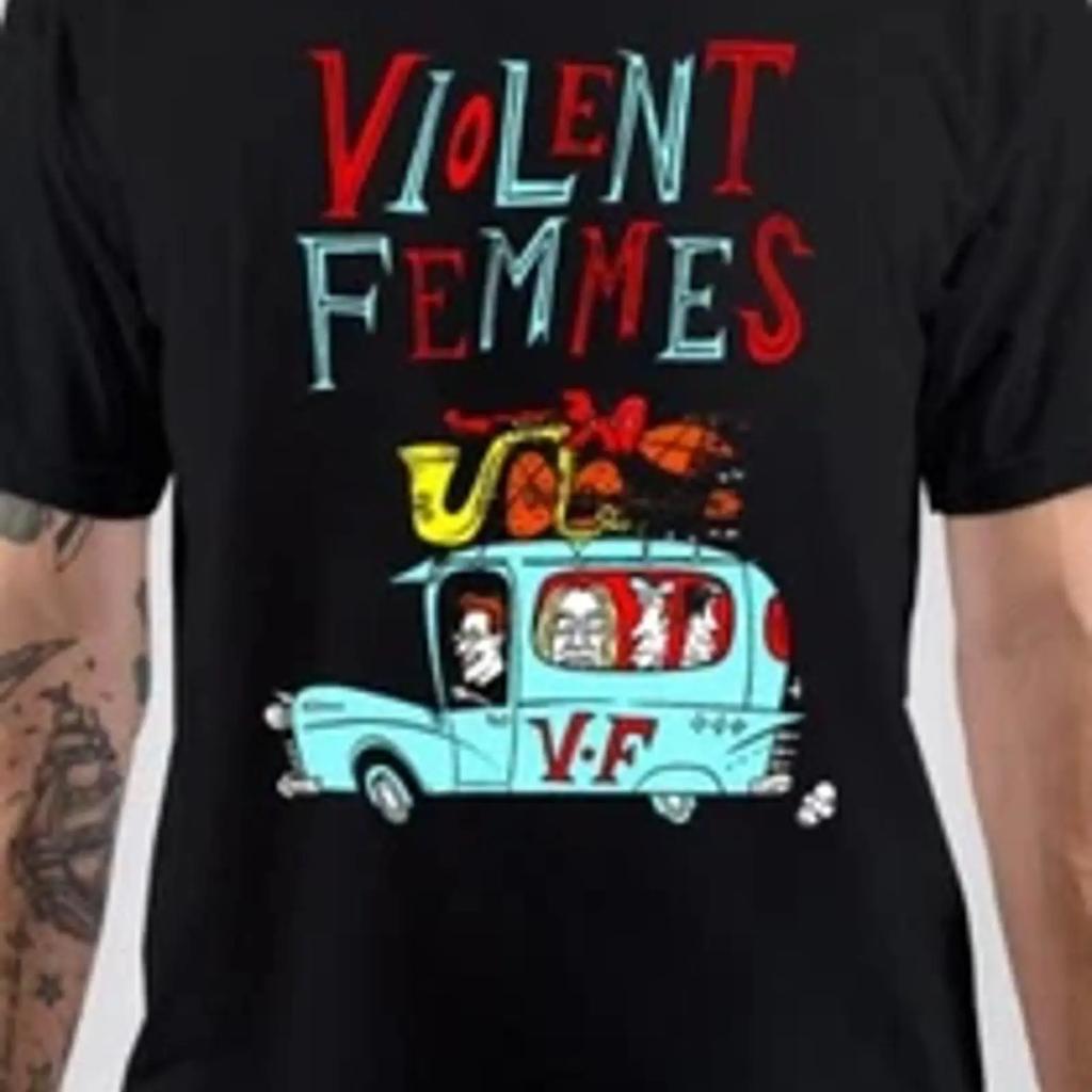Violent Femmes T Shirt Kurzarm alle Größen S 5XL vintage Washed Breathable Stylish Stretched Versatile Comfortable graphic
