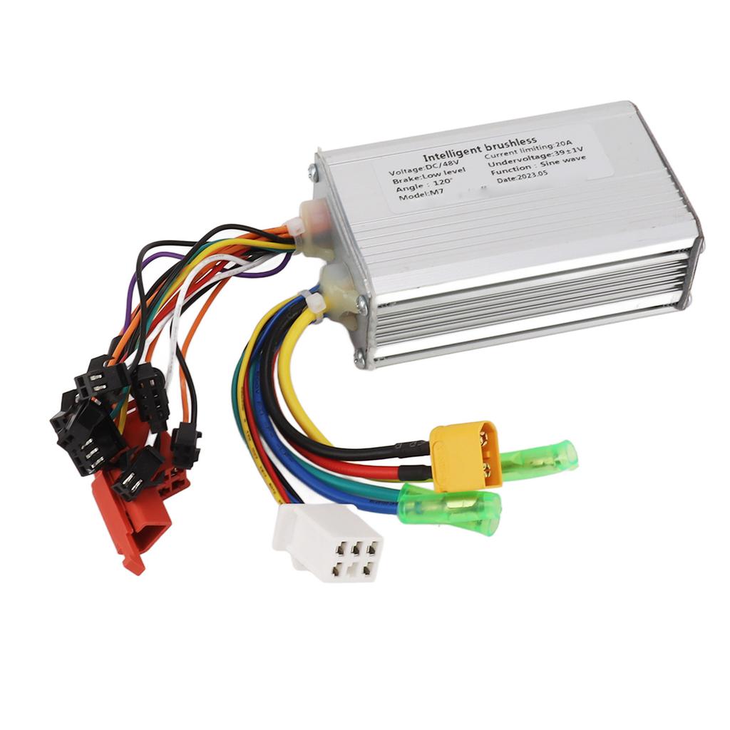 500W48V Elektrofahrrad-Controller Bürstenloser Motor-Controller Aluminiumlegierung Nutschale Elektrofahrrad Umbauzubehör