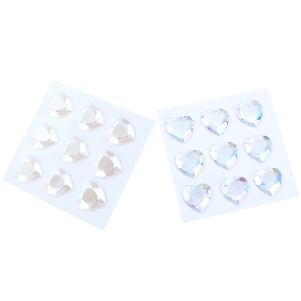 Toys Album Decor For Children LOVE Stickers 3D Shining Stickers Heart
