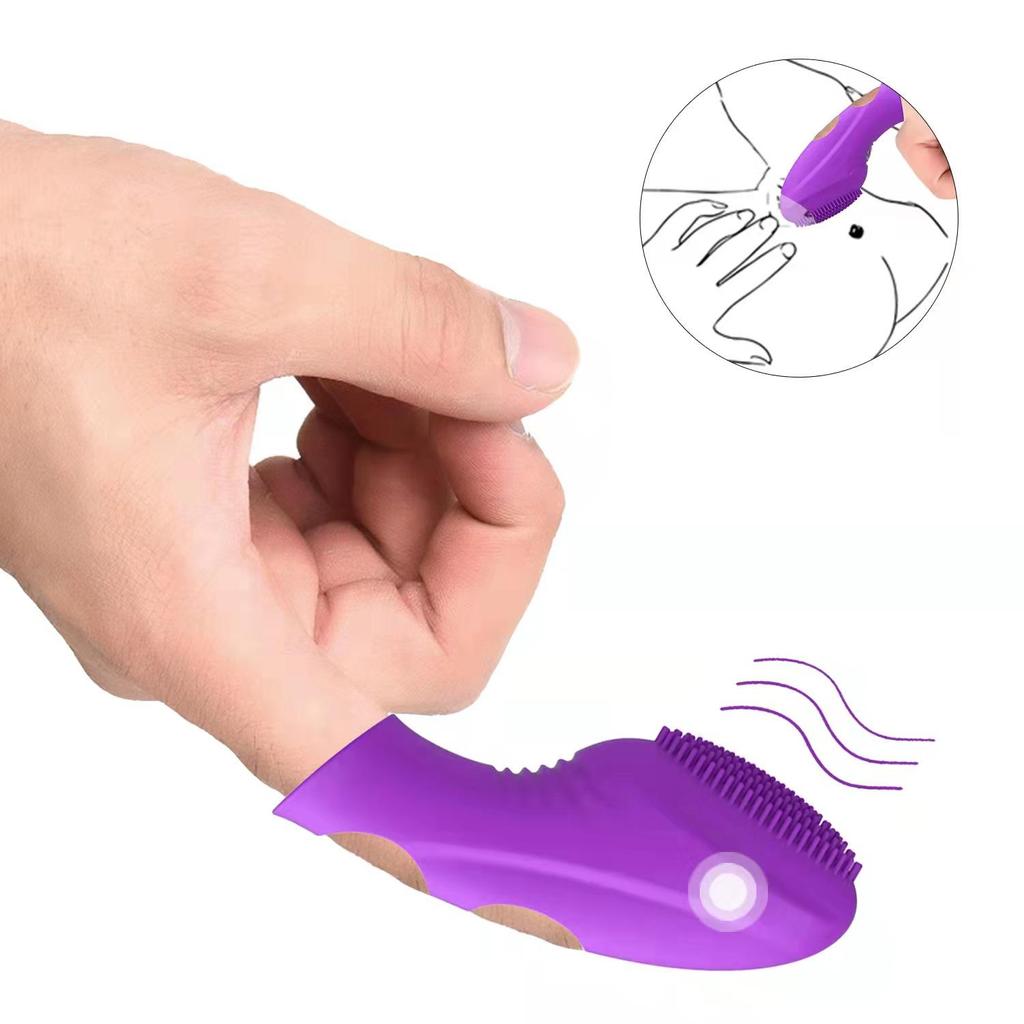 G-Punkt-Vibrator, wasserdicht, Fingerbett, für Männer und Frauen, Flirten, Finger-Sets, Klitoris-Vibratoren, Spielzeug, Massage, Klitorisstimulator für Frauen, Sex-Tools