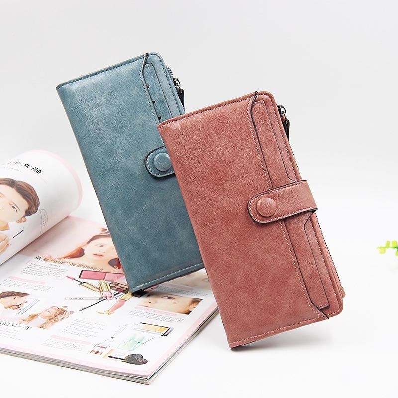 Wallet Women's Long Style Large Capacity Women's Handbag Folding Wallet