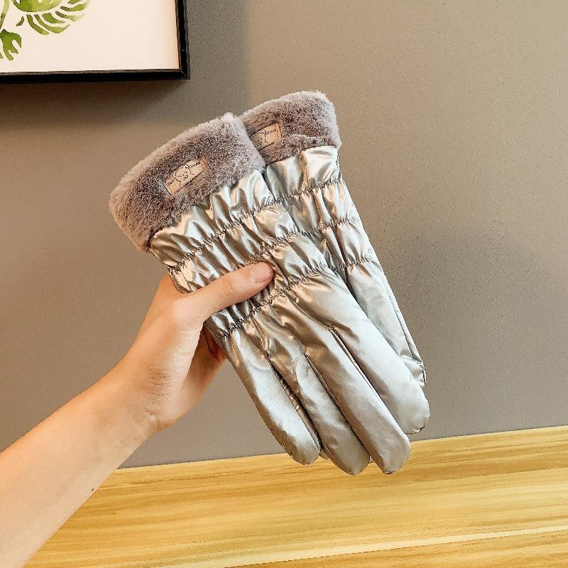 FallSeason and ColdSeason Style Warm Gloves Ladies Driving Plus Velvet Warm Touch Screen Non Slip ColdSeason Skiing Waterproof Cycling