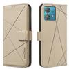 For Motorola Edge 40 Neo 5G Case BINFEN COLOR BF35 Geometry Imprinted Leather Phone Cover RFID Blocking Wallet Stand