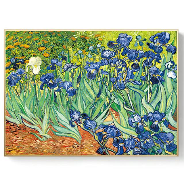 

Ван Гог Картина Маслом Звездная Ночь Подсолнух Абстрактная Холст Искусство Принт Плакат Картина Декоративная Роспись Холст Картины Ретро Поп 40X50cm Unframed