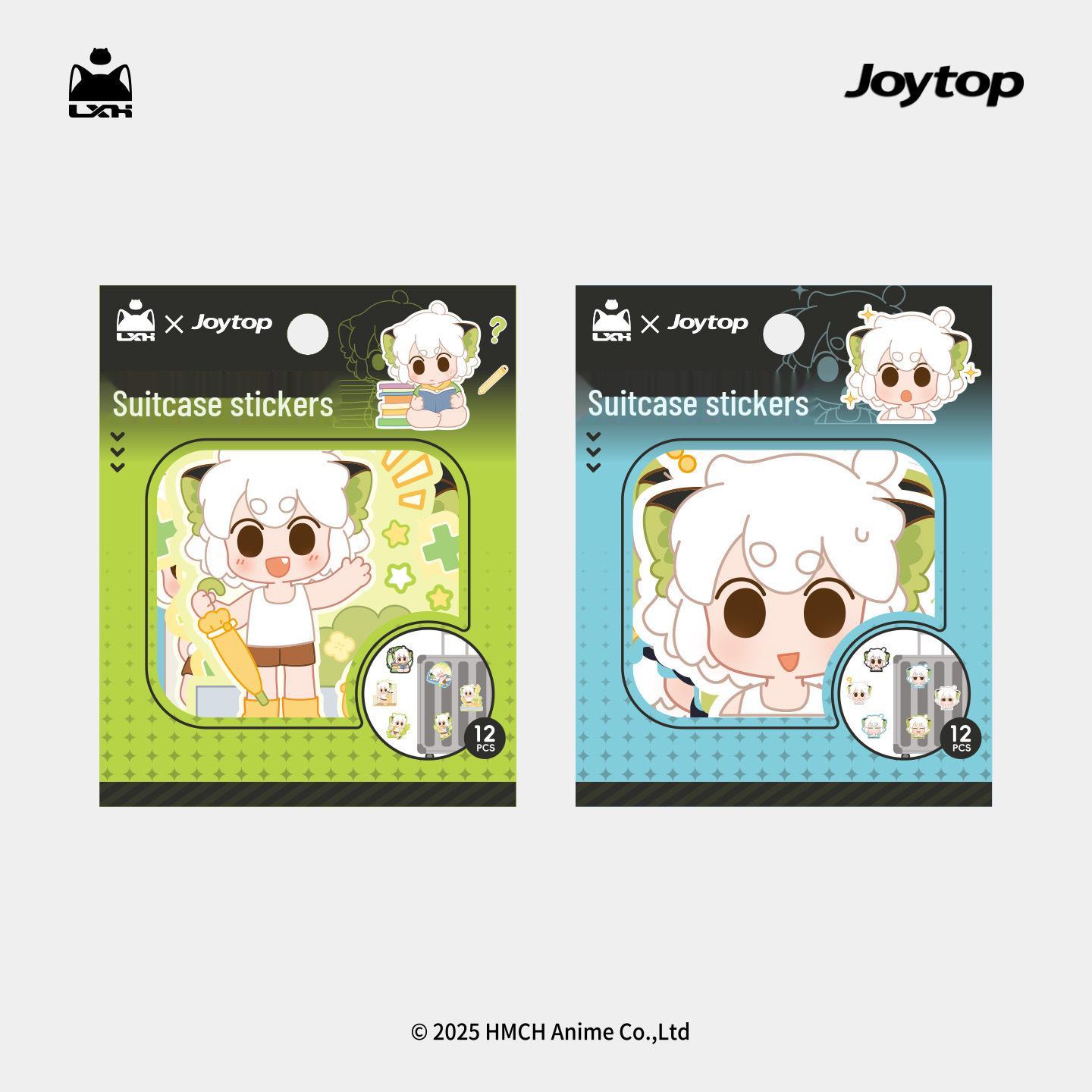 Yue Mu Luo Xiaohei Cartoon Stickers: Cute DIY Suitcase and Party Decorations for Kids