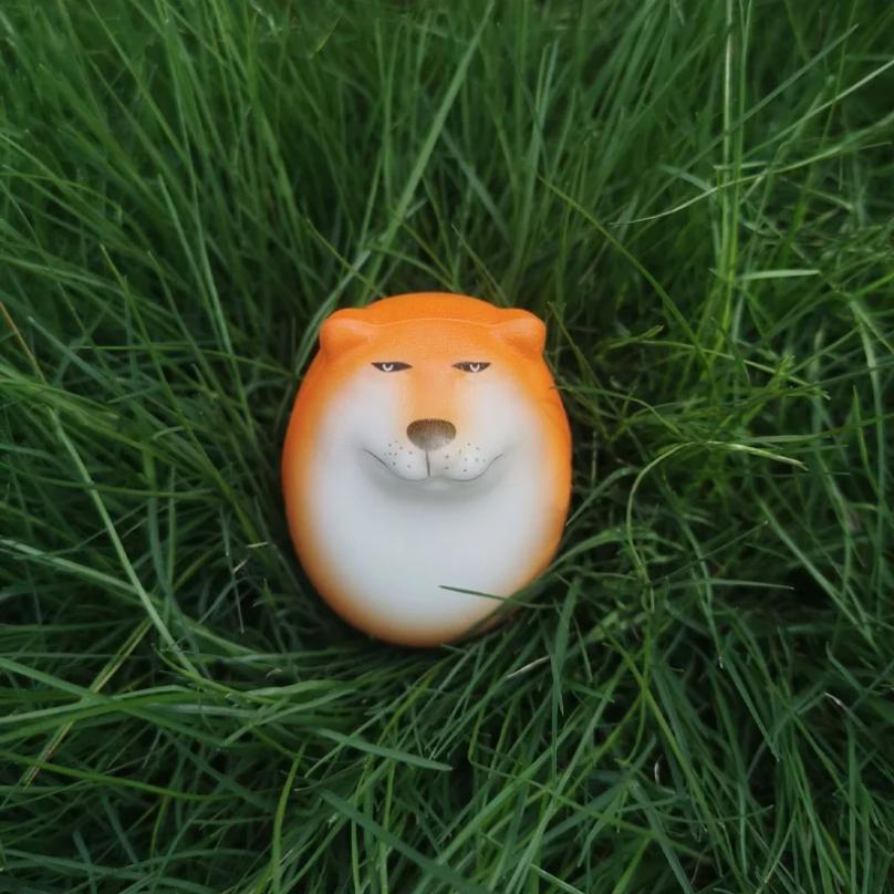 1Pcs Creative and Lifelike Egg Shaped PVC Tabletop Decoration Dog and Egg Alliance Decorations Fun Christmas Gifts