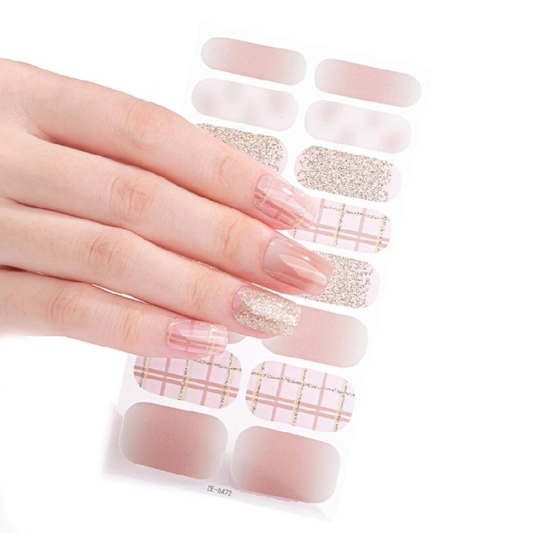 Nail Polish Sticker Nail Strips Nail Polish Art Stickers Wraps Sticker Nails