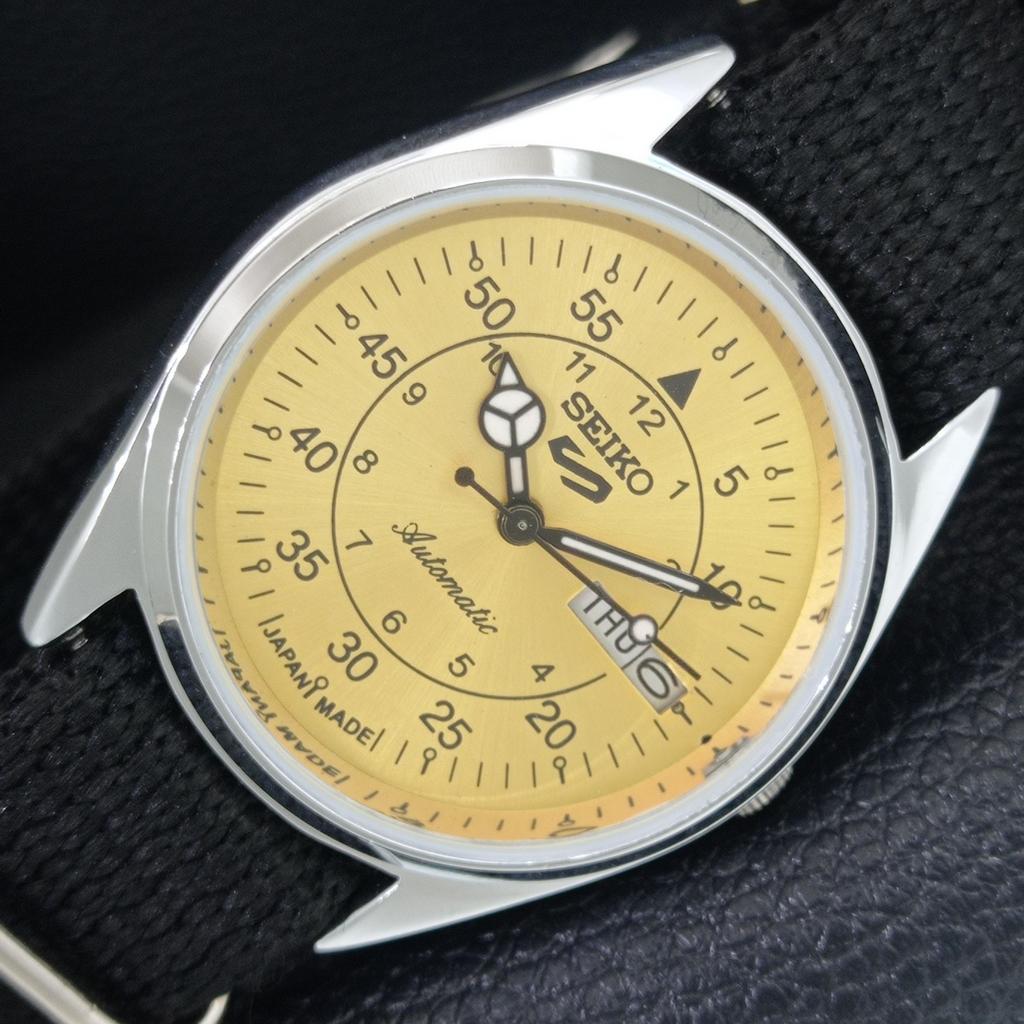 ОТРЕСТАВРИРОВАННЫЕ SEIKO 5 АВТОМАТИЧЕСКИЕ 6309A ВИНТАЖНЫЕ ЯПОНСКИЕ МУЖСКИЕ ЗОЛОТЫЕ ЧАСЫ a442293-4